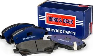 Borg & Beck BBP2080 - Комплект спирачно феродо, дискови спирачки vvparts.bg