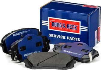 Borg & Beck BBP2081 - Комплект спирачно феродо, дискови спирачки vvparts.bg