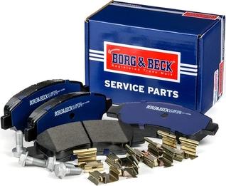 Borg & Beck BBP2035 - Комплект спирачно феродо, дискови спирачки vvparts.bg