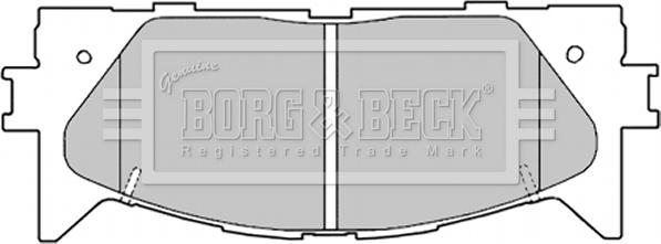 Borg & Beck BBP2026 - Комплект спирачно феродо, дискови спирачки vvparts.bg