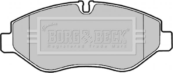 Borg & Beck BBP2021 - Комплект спирачно феродо, дискови спирачки vvparts.bg