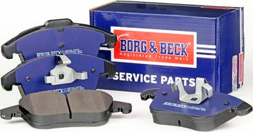 Borg & Beck BBP2023 - Комплект спирачно феродо, дискови спирачки vvparts.bg