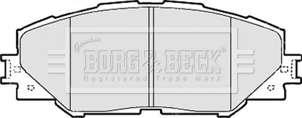 Borg & Beck BBP2079 - Комплект спирачно феродо, дискови спирачки vvparts.bg