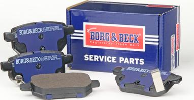 Borg & Beck BBP2070 - Комплект спирачно феродо, дискови спирачки vvparts.bg