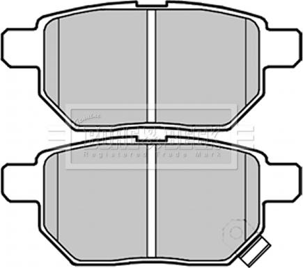 Borg & Beck BBP2070 - Комплект спирачно феродо, дискови спирачки vvparts.bg