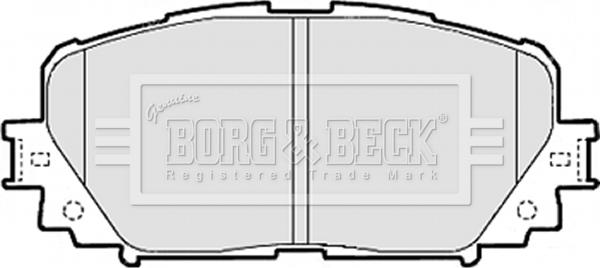 Borg & Beck BBP2073 - Комплект спирачно феродо, дискови спирачки vvparts.bg