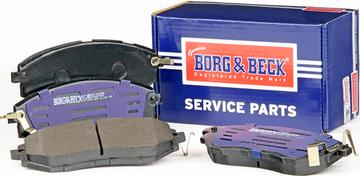 Borg & Beck BBP2077 - Комплект спирачно феродо, дискови спирачки vvparts.bg