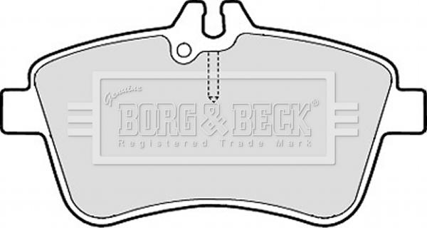 Borg & Beck BBP2145 - Комплект спирачно феродо, дискови спирачки vvparts.bg