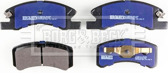 Borg & Beck BBP2141 - Комплект спирачно феродо, дискови спирачки vvparts.bg