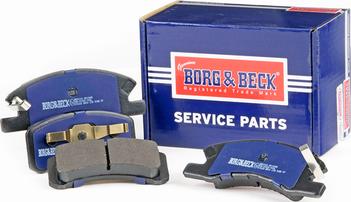 Borg & Beck BBP2141 - Комплект спирачно феродо, дискови спирачки vvparts.bg