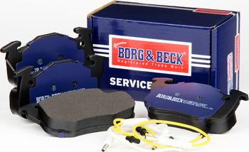 Borg & Beck BBP2159 - Комплект спирачно феродо, дискови спирачки vvparts.bg