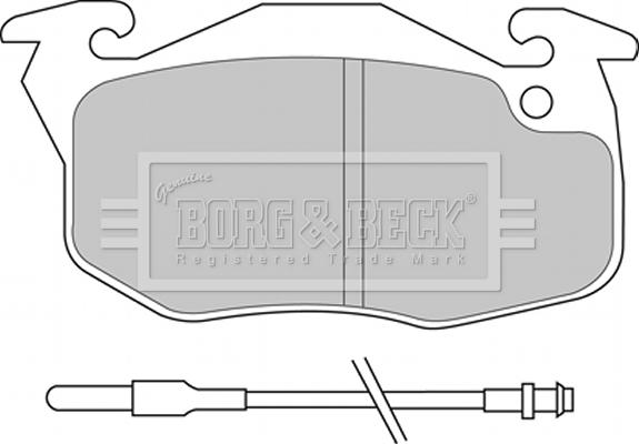 Borg & Beck BBP2159 - Комплект спирачно феродо, дискови спирачки vvparts.bg