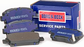 Borg & Beck BBP2164 - Комплект спирачно феродо, дискови спирачки vvparts.bg