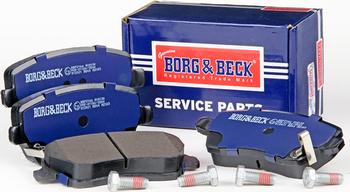 Borg & Beck BBP2166 - Комплект спирачно феродо, дискови спирачки vvparts.bg