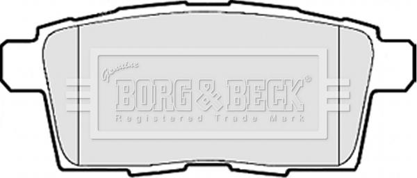 Borg & Beck BBP2115 - Комплект спирачно феродо, дискови спирачки vvparts.bg
