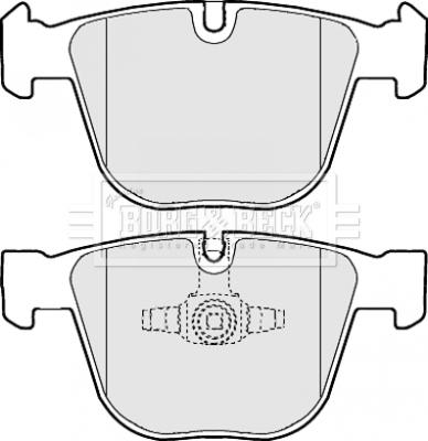 Borg & Beck BBP2116 - Комплект спирачно феродо, дискови спирачки vvparts.bg