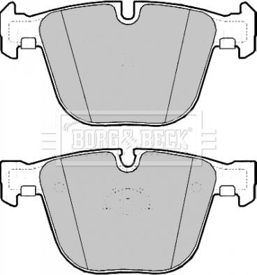 Borg & Beck BBP2188 - Комплект спирачно феродо, дискови спирачки vvparts.bg