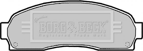 Borg & Beck BBP2134 - Комплект спирачно феродо, дискови спирачки vvparts.bg