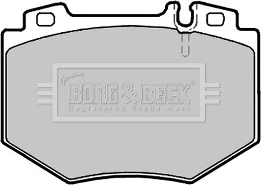 Borg & Beck BBP2137 - Комплект спирачно феродо, дискови спирачки vvparts.bg