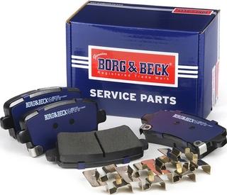 Borg & Beck BBP2120 - Комплект спирачно феродо, дискови спирачки vvparts.bg