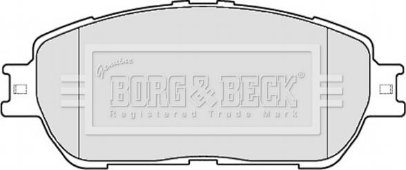 Borg & Beck BBP2121 - Комплект спирачно феродо, дискови спирачки vvparts.bg