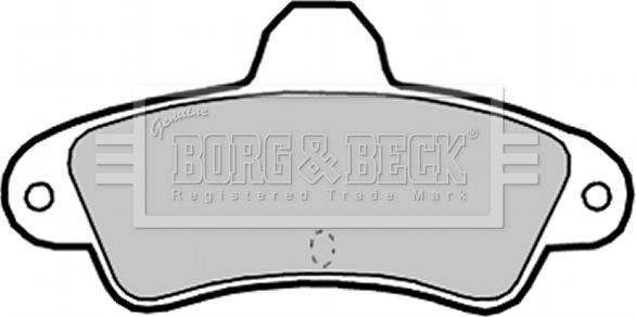 Borg & Beck BBP2128 - Комплект спирачно феродо, дискови спирачки vvparts.bg