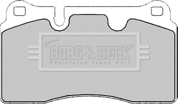 Borg & Beck BBP2175 - Комплект спирачно феродо, дискови спирачки vvparts.bg