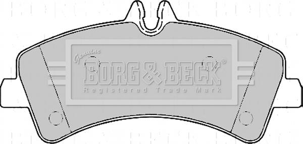 Borg & Beck BBP2170 - Комплект спирачно феродо, дискови спирачки vvparts.bg