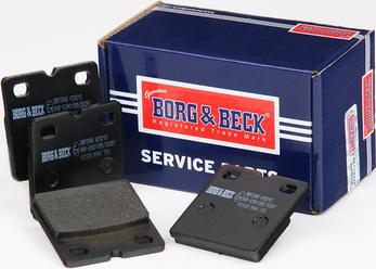 Borg & Beck BBP2846 - Комплект феродо за накладки, дискова ръчна спирачка vvparts.bg