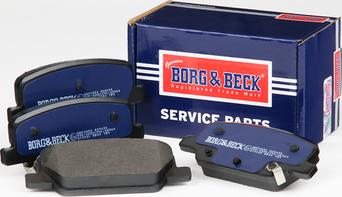 Borg & Beck BBP2854 - Комплект спирачно феродо, дискови спирачки vvparts.bg