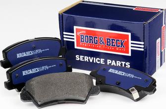 Borg & Beck BBP2810 - Комплект спирачно феродо, дискови спирачки vvparts.bg