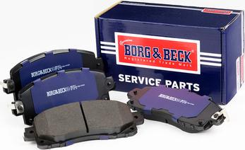 Borg & Beck BBP2817 - Комплект спирачно феродо, дискови спирачки vvparts.bg