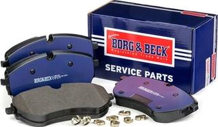 Borg & Beck BBP2820 - Комплект спирачно феродо, дискови спирачки vvparts.bg