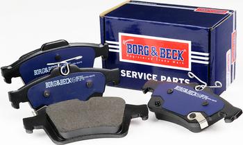 Borg & Beck BBP2821 - Комплект спирачно феродо, дискови спирачки vvparts.bg