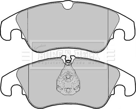 Borg & Beck BBP2392 - Комплект спирачно феродо, дискови спирачки vvparts.bg
