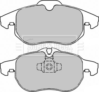 Borg & Beck BBP2354 - Комплект спирачно феродо, дискови спирачки vvparts.bg