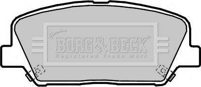 Borg & Beck BBP2364 - Комплект спирачно феродо, дискови спирачки vvparts.bg