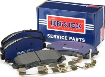 Borg & Beck BBP2308 - Комплект спирачно феродо, дискови спирачки vvparts.bg