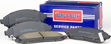 Borg & Beck BBP2389 - Комплект спирачно феродо, дискови спирачки vvparts.bg