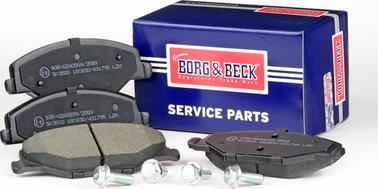 Borg & Beck BBP2380 - Комплект спирачно феродо, дискови спирачки vvparts.bg