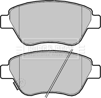 Borg & Beck BBP2388 - Комплект спирачно феродо, дискови спирачки vvparts.bg