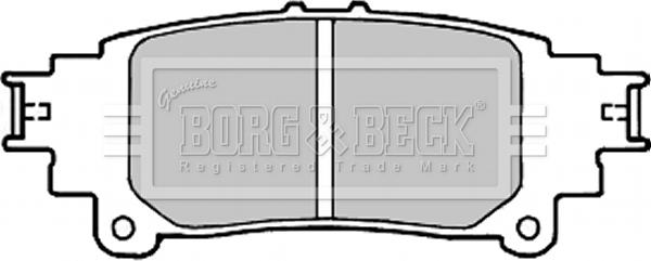 Borg & Beck BBP2336 - Комплект спирачно феродо, дискови спирачки vvparts.bg