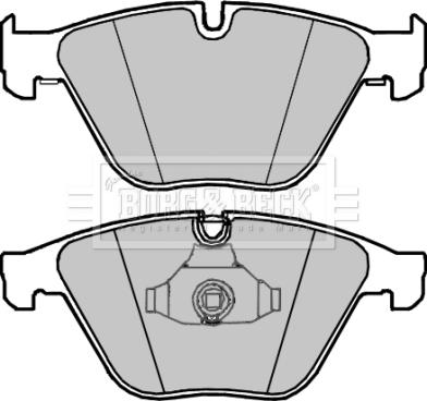 Borg & Beck BBP2338 - Комплект спирачно феродо, дискови спирачки vvparts.bg