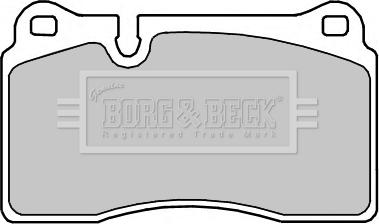 Borg & Beck BBP2374 - Комплект спирачно феродо, дискови спирачки vvparts.bg