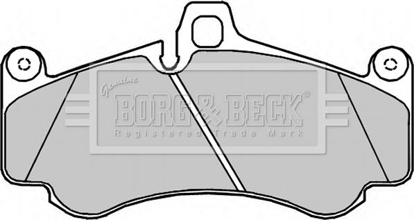 Borg & Beck BBP2371 - Комплект спирачно феродо, дискови спирачки vvparts.bg