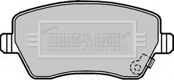 Borg & Beck BBP2297 - Комплект спирачно феродо, дискови спирачки vvparts.bg