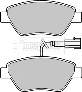 BENDIX 510912B - Комплект спирачно феродо, дискови спирачки vvparts.bg