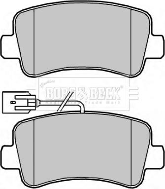 Borg & Beck BBP2267 - Комплект спирачно феродо, дискови спирачки vvparts.bg