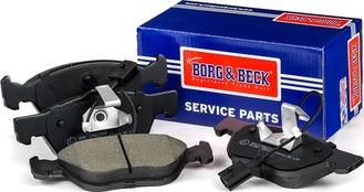 Borg & Beck BBP2200 - Комплект спирачно феродо, дискови спирачки vvparts.bg