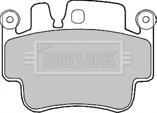 Borg & Beck BBP2202 - Комплект спирачно феродо, дискови спирачки vvparts.bg